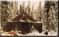 The Tent In Tok, MASH tent, home of a poet laureate and Alaska links.