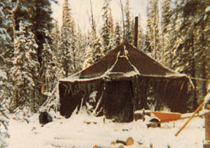 The Tent In Tok, MASH tent, and Alaska winter survival story.