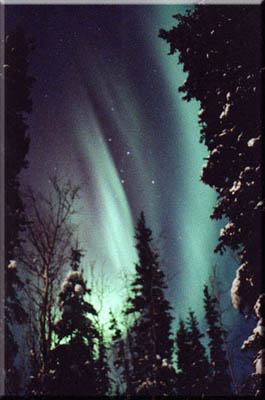 The northern lights spirit lives in Alaskan skies.