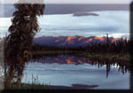 Say happy birthday with an Alaskan sunset on Alaskan photo card