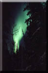 Northern lights in sub-zero Alaska