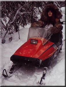 Mainstreet Alaska offers winter fun-snowmachining.